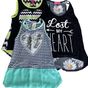 Lot of 3 Girls Tops Size 14/16 - Lily Bleu, Forever Orchid, Sugar High